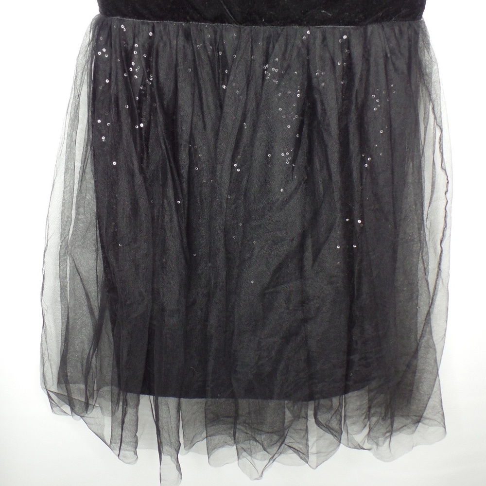 MARCHESA NOTTE Tulle Sequin Velvet Dress - Picture 4 of 8